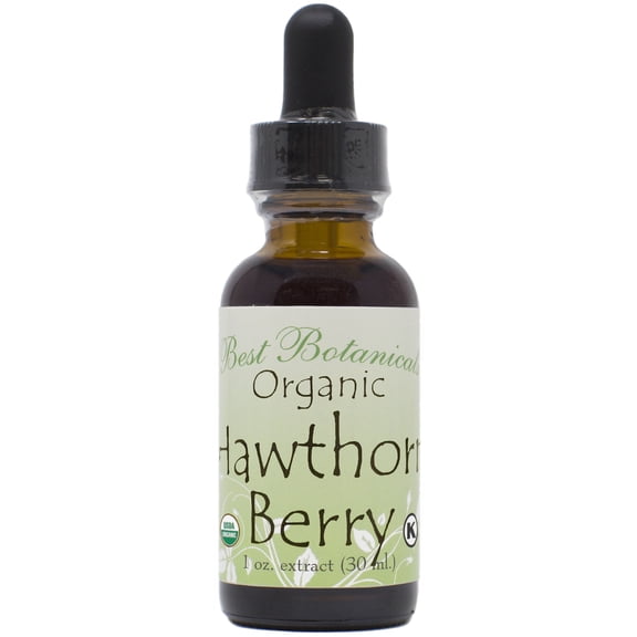 Organic Best Botanicals Hawthorn Berry Extract 1 oz.