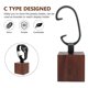 thumbnail image 3 of Wood Base Watch Display Stand Bracket Stand Rack C Ring Watch Display Prop, 3 of 3
