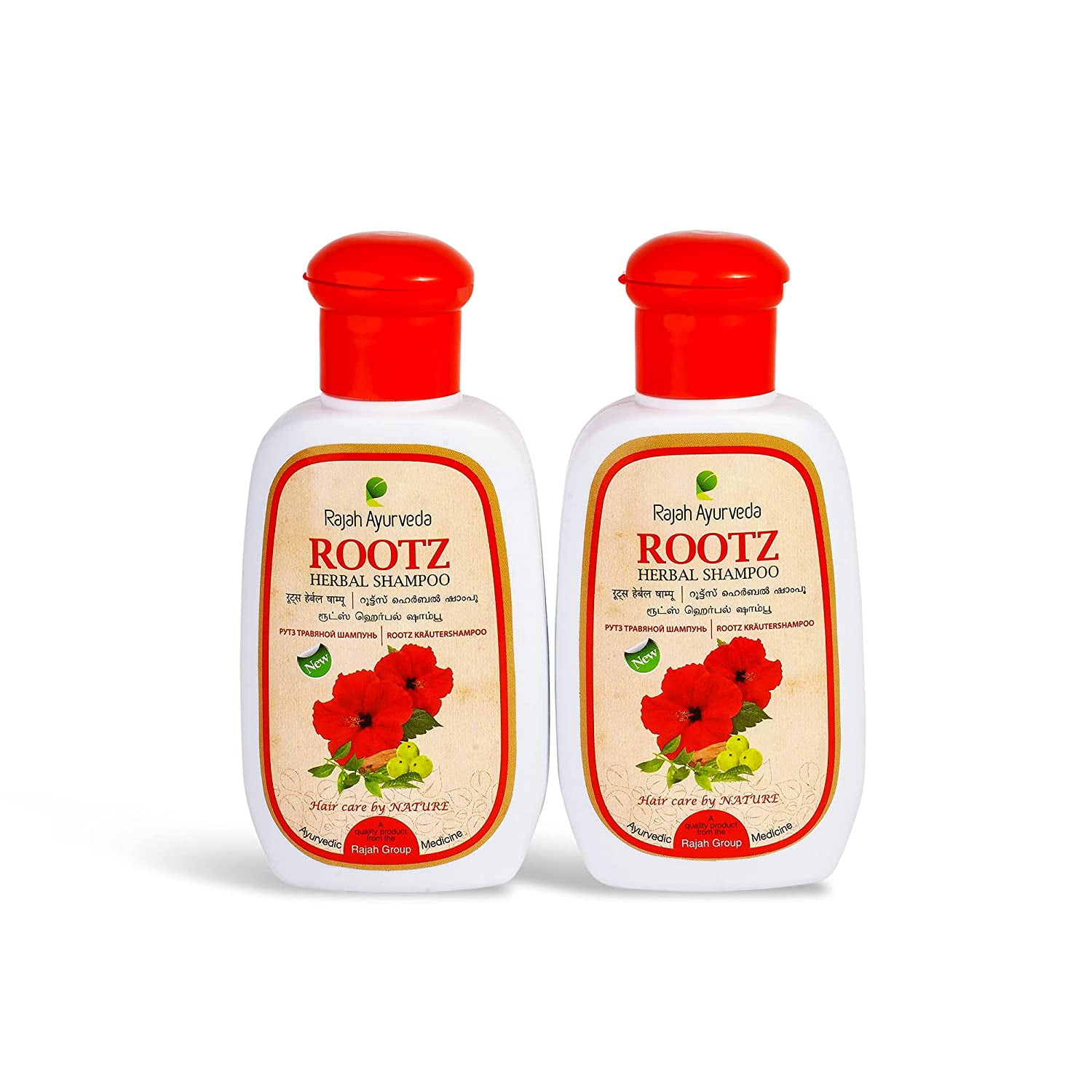 Rajah Ayurveda Rootz Herbal Shampoo - 100ml (Pack of 2) Rajah Ayurveda Rootz Herbal Shampoo - 100ml (Pack of 2)