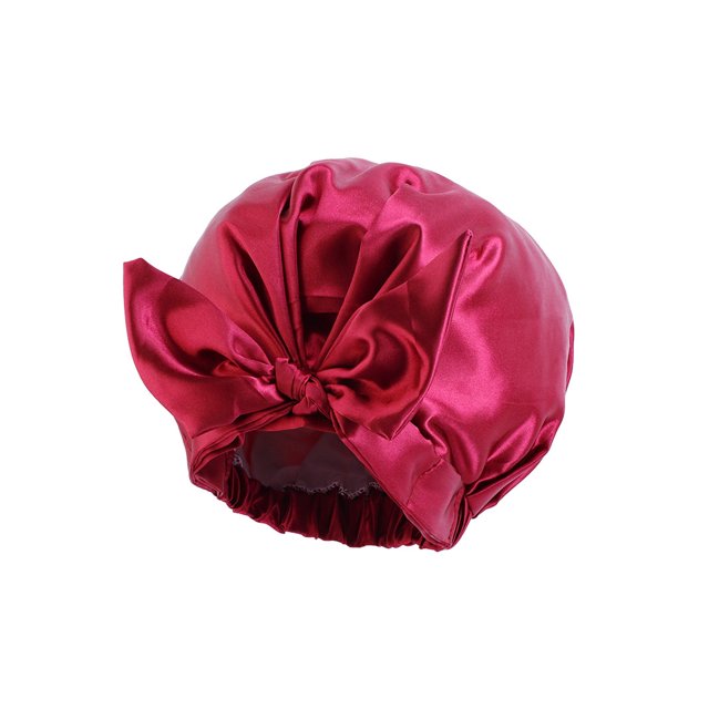 SAYOO Gorro de ducha impermeable para mujer, color sólido/flor/estampado de puntos/sombrero lavable para el cabello de salón de baño de leopardo SAYOO Moda
