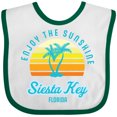 thumbnail image 3 of Inktastic Summer Enjoy the Sunshine Siesta Key Florida in Blue Boys or Girls Baby Bib, 3 of 4