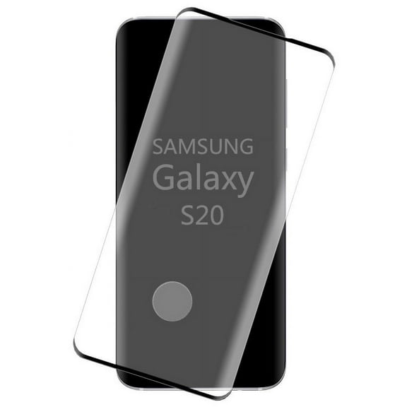 Tempered Glass for Galaxy S20, Full Size 3D Curved 9H Hard Screen Guard Protector Crack Saver for Samsung Galaxy S20 Phone