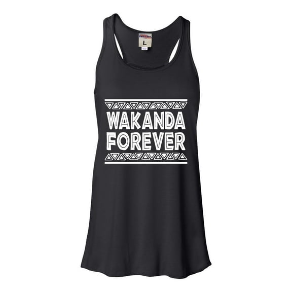 Womens Panther Forever Flowy Racerback Tank Top T-Shirt