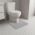 thumbnail image 6 of BadyminCSL U-Shape Non-Slip Toilet Mat, 16x20 in Soft Comfortable Absorbent Quick Dry Rug for Bathroom Gray, 6 of 6