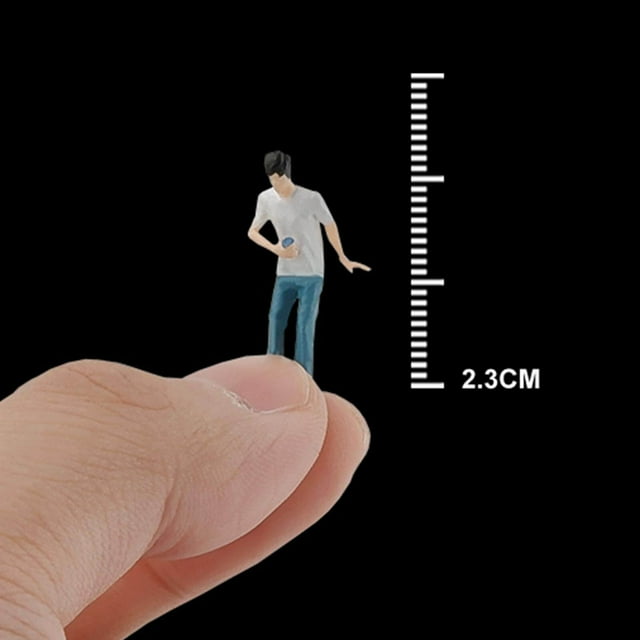 1/64 Scale People Figures Tiny miniature figure People Model Crafts for Sand Table Collection