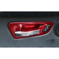 thumbnail image 2 of for BMW 3 4 Series GT 2013 - 19 Matt Red Inner Door Handle Rack Cover Trim -, 2 of 4