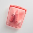 thumbnail image 3 of Miduoduo-sac de Rangement Réutilisable en Silicone, 1/2 Gallon (Rouge) / Conteneur de Préparation de Repas / Déjeuner, Voyage, Maquillage, Sac de Sport / Congélateur, Four, Micro-Ondes, Lave-Vaisselle Sûr, Étanche, 3 of 4