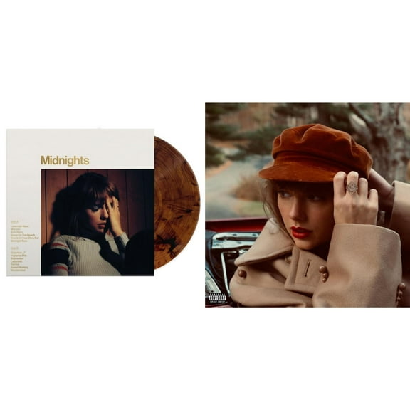 Midnights (X) (Mahogany Color LP Vinyl) & Red (Taylor's Version) (4LP)