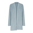 thumbnail image 7 of UYISJ Women's Lightweight Cardigan Sweater Casual Long Sleeve Knit Cardigan Open Front Outerwear Jacket with Pockets Gray XL, 7 of 7