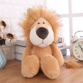 thumbnail image 5 of Stuffed Plush Animals Toys Soft Dolls Jungle Lion Elephant Tiger Dog Fox Monkey Deer Children Gift Kawaii Baby Kids Hobbie Toys, 5 of 5