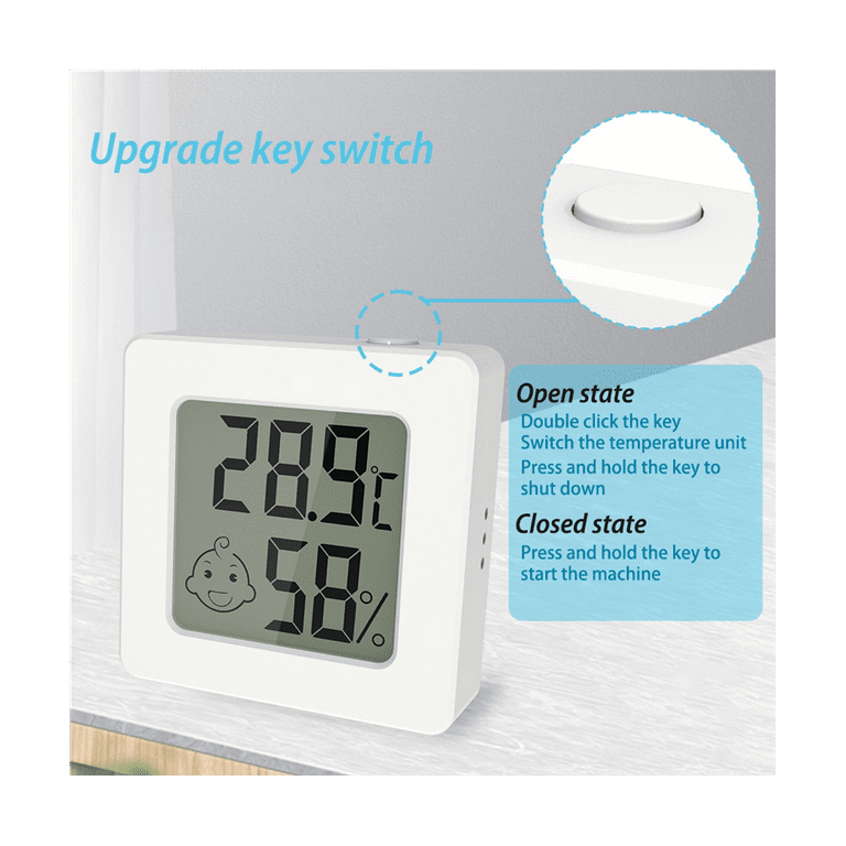 Digital Hygrometer Thermometer Humidifier Cigar Humidor (Without Battery)  CN