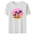 thumbnail image 4 of IROINNID Fashion Woman Graphic Print Round-Neck Short Sleeve Classic T-Shirt Casual Printing Loose Blouse Tops Spring, 4 of 4