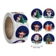thumbnail image 1 of 500pcs/roll Halloween Christmas Stickers Christmas Decoration GiftK-28-25Nosize Gao Jinjia unisex, 1 of 2