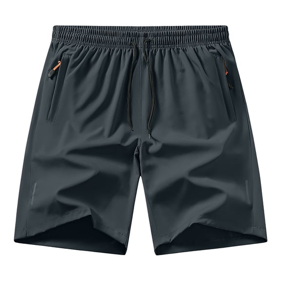 Mens Running Shorts Quick Dry Lightweight Athletic Shorts with Zipper Pockets for Workout Gym Training Outdoor, XL