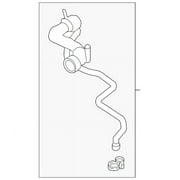 Genuine OE BMW Upper Hose - 17-12-7-595-252