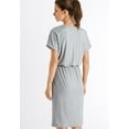 thumbnail image 2 of HANRO Robe de Mode Yoga pour Femmes, Gris Mélangé, Petit, 2 of 5