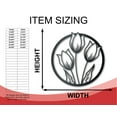 thumbnail image 2 of Metal Spring Tulips Wall Art - 14 Color Options 18, 2 of 5