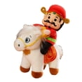 thumbnail image 2 of Juguete de caballo dios de la riqueza de Año Nuevo, muñeco de caballo dios de la riqueza de dibujos animados, estilo chino Estilo B, 2 of 9