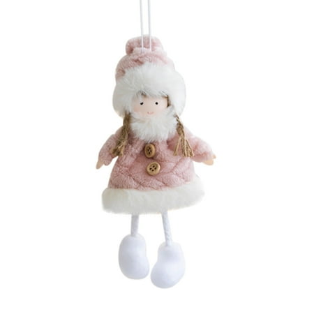 

Veki Christmas Old Man Snowman Pendant Doll Christmas Tree Pendant Mini Doll 7.08*3.14 In Beads on A Roll