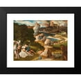 thumbnail image 2 of Jan de Cock 14x11 Black Modern Framed Museum Art Print Titled - Lot and His Daughters (1523), 2 of 5