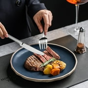20 Pieces Silverware Set with Serving Set, Stainless Steel Modern Flatware, Service for 4, Silver
