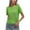 064 Green, variant on Fanxing Summer Sweaters for Women Short Sleeve Pullover Sweater Slim Fit Basic Crewneck Crop Tops White,XL