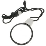Eye Candy Magnifier Map Jewelry Magnifying Glass with Led Light Lamp Necklace Glasses Child