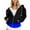 Black, variant on VSSSJ Women's Oversized Zip Up Trendy Sweatshirt Hoodies Gradient Printed Fashion Hooded Long Sleeve Drawstring Comfy Jacket with Pockets Black S