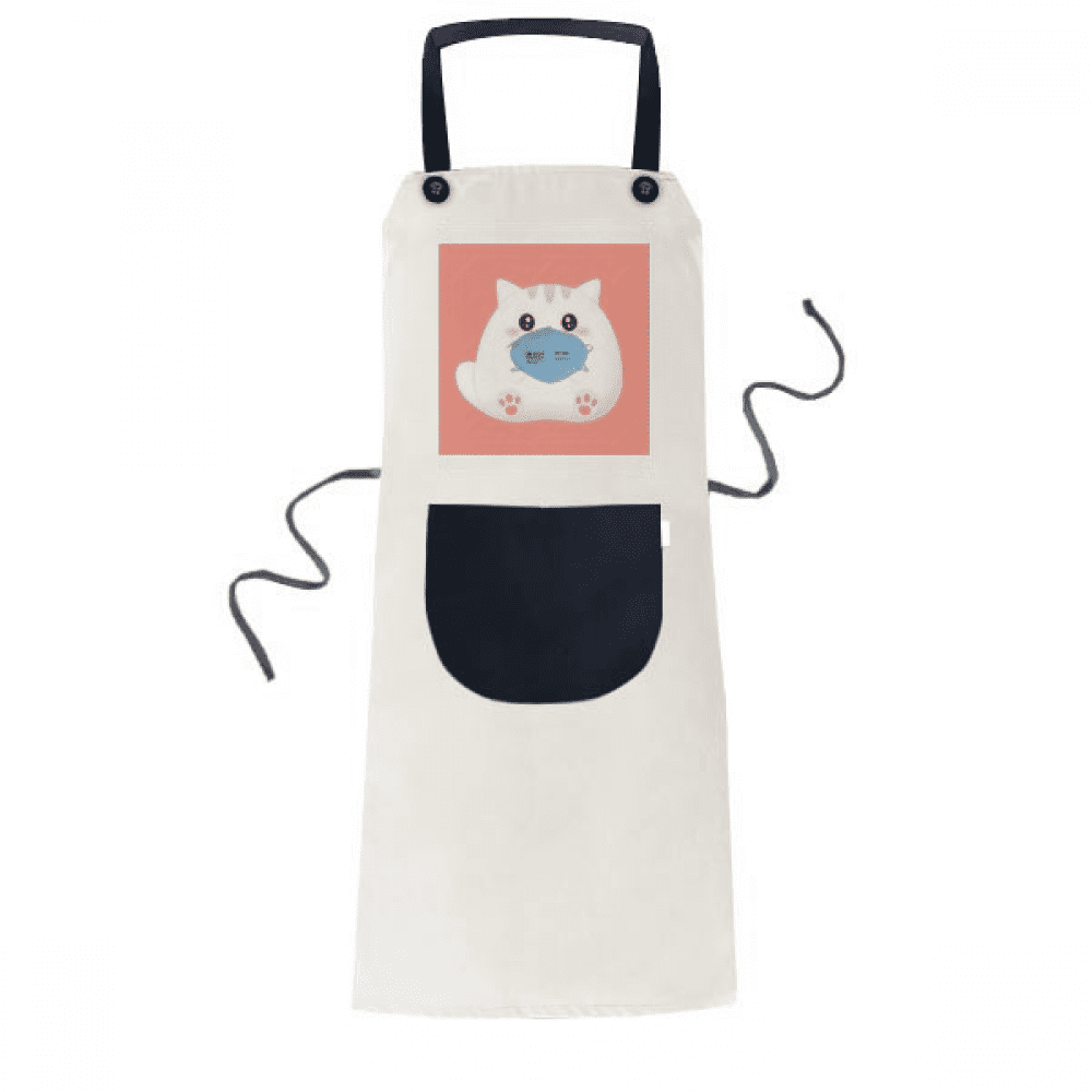 Tablier De Cuisine à Motif De Chat Mignon Pour Femmes