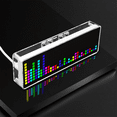 thumbnail image 4 of LED Music Spectrum Sound Display Electronic Clock RGB Light Colorful Spectrum Pickup Atmosphere Lamp Level Indicator, 4 of 8