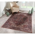 thumbnail image 6 of Momeni Karachi Polyester Traditional Burgundy Area Rug 8' X 10', 6 of 6