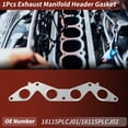 thumbnail image 2 of 1 Pc Junta del Colector de Escape para Honda Civic 2001-2005 Junta de Escape del Colector No. 18115PLCJ01/18115PLCJ02, 2 of 6