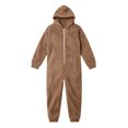 thumbnail image 4 of OJSFQUFP Men's Jumpsuit Couple Zipper Warm Plush Warm Sleepwear Jumpsuit, 4 of 5