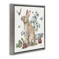 thumbnail image 3 of Stupell Industries Shabby Chic Garden Patch Bunny Gray Floating Frame Canvas Art, 18 x 18, by Leslie Trimbach, 3 of 8
