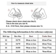 thumbnail image 5 of 3-Pack Teenager Girls Bra and Underwear Set, Sports Soft Bra Without Underwire Seamless Padded Bralette Top Underwear For 12-18 Years Children And Wom, 5 of 5
