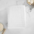 thumbnail image 2 of Mainstays Performance Textured Bath Towel, 54" x 30", White, 2 of 8