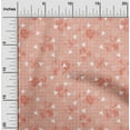 thumbnail image 1 of oneOone Cotton Jersey Peach Fabric Triangle Geometric Diy Clothing Quilting Fabric Print Fabric By Yards 58 Inches Wide, 1 of 4