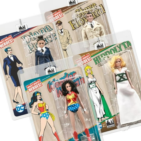 Wonder Woman Retro 8 Inch Action Figure Series 3: Set of All 4