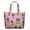 Exotic, variant on Boho Bloom Travel Duffel Watercolor Flower Pattern Weekender Bag, Lightweight, , Multiple Pockets, for Women