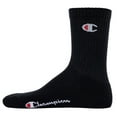 thumbnail image 3 of Champion Unisex Socks, 3 Pairs - Crew Socks Basic Black Eu 35-38 (Uk 3-5), 3 of 3
