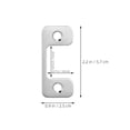 thumbnail image 2 of SKISUNO 2pcs Rectangular Door Strike Plates For Smooth Operation With Door Lock, 2 of 8