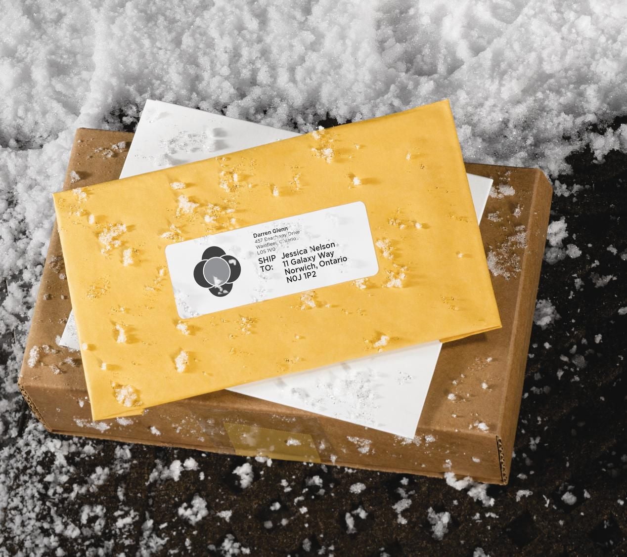 Avery Waterproof Labels, 1" x 2⅝",  for Laser Printers - 35520