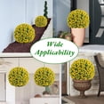 thumbnail image 6 of Rugerasy 2PC 21.6 Inch Topiary Balls,Artificial Topiary Flower Balls for Home Outdoor and Indoor Decor,Yellow, 6 of 7