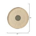 thumbnail image 3 of Sundial Seagrass Round Wall Art Teal, 3 of 5