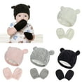 thumbnail image 3 of RABBITH Infant Baby Kids Girls Boys Winter Warm Knit Hat Ear Solid Warm Cute Glove Lovely Beanie Kids Newborn Cap 0-18M, 3 of 19
