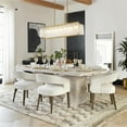 thumbnail image 6 of Design Living 7-Light Brass Chandelier With Clear Rippled Glass, 6 of 6