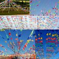 thumbnail image 4 of 80 metros coloridos banderines de fiesta bandera triangular banderín de cuerda banderas decoración colgante para bodas suministros de fiesta de cumpleaños Navidad suministros de fiesta de Halloween, 4 of 4