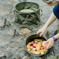 thumbnail image 2 of Jesscasday Collapsible Bucket Camping Water Storage Container 10/20L Portable Folding Fishing Tub Wash Basin for Hiking 2.5/5Gallon, 2 of 11