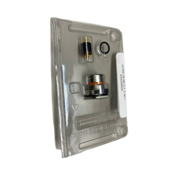 ACRK-16-06-G-S-C-M-1 Position Circular Connector Receptacle 10 (8 2 Power), Female Sockets Solder Cup