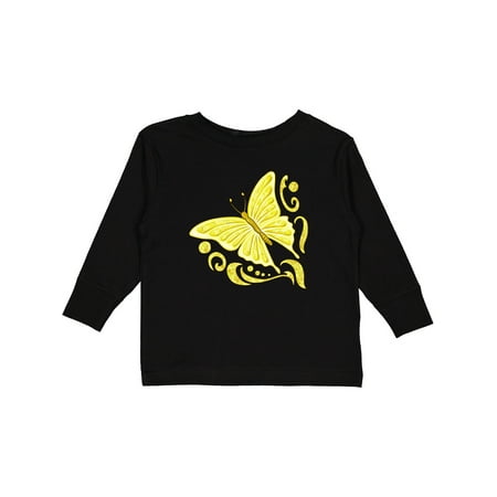 

Inktastic Lemon Butterfly Gift Toddler Boy or Toddler Girl Long Sleeve T-Shirt